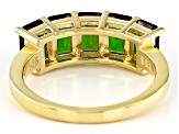 Chrome Diopside 18k Yellow Gold Over Sterling Silver Ring 2.51ctw