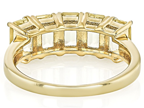 Canary Yellow  Apatite 18k Gold Over Sterling Silver Ring 2.55ctw