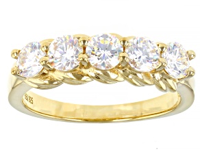 Strontium Titanate 18k Yellow Gold Over Sterling Silver Ring 1.75ctw