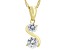 Strontium Titanate 18k Yellow Gold Over Silver Pendant 2.15ctw