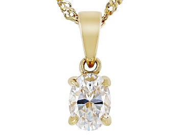 Picture of Strontium Titanate 18k yellow gold over sterling silver pendant 95ct.