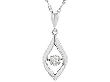 Strontium Titanate 18k yellow gold over silver pendant 3.30ct.