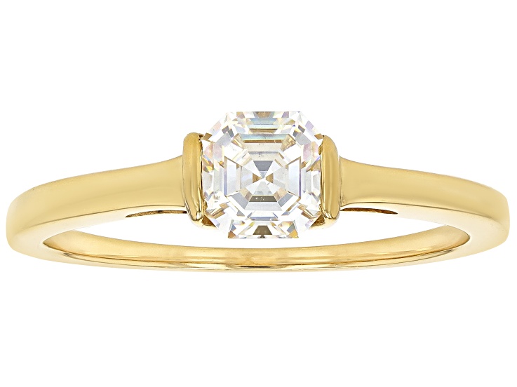Strontium Titanate 18k Yellow Gold Over Sterling Silver Ring .70ctw