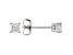 White Diamond 14k White Gold Stud Earrings 0.25ctw