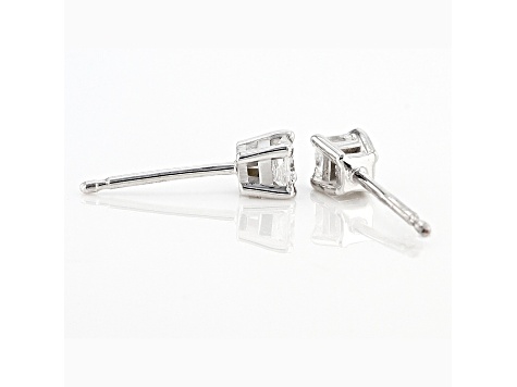 White Diamond 14k White Gold Stud Earrings 0.25ctw