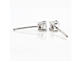 White Diamond 14k White Gold Stud Earrings 0.25ctw