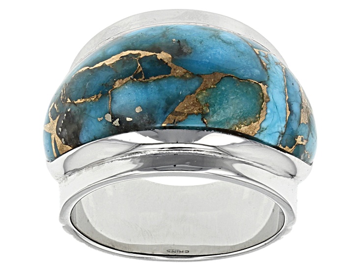 Turquoise Kingman Sterling Silver Ring