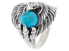 Turquoise Sterling Silver Eagle Ring
