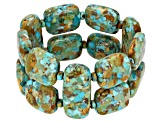 Turquoise Double Strand Stretch Bracelet