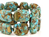 Turquoise Double Strand Stretch Bracelet