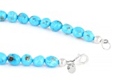 Blue Sleeping Beauty Turquoise Silver Bracelet