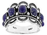 Blue Lapis Lazuli Sterling Silver Ring 5x4mm