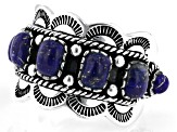 Blue Lapis Lazuli Sterling Silver Ring 5x4mm