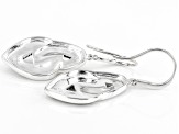 Oxidized Rhodium Over Sterling Silver Knot Earrings