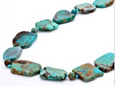 Free-form Mixed Green Turquoise Necklace