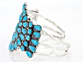 Blue Turquoise Kingman Silver Bracelet