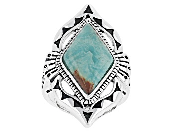 Picture of Green Kite Kingman Turquoise Sterling Silver Ring