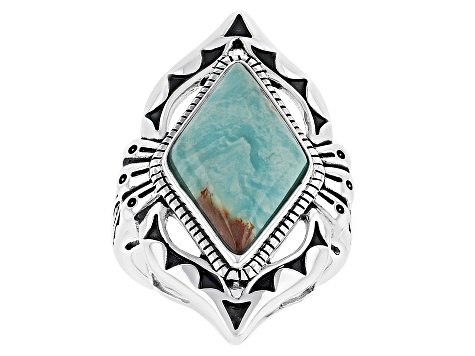 Green Kite Kingman Turquoise Sterling Silver Ring