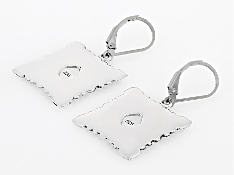 Sterling Silver Rhodium Plated Bead Threader Earrings – Silverdepot