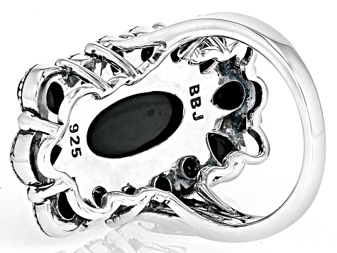 Black Onyx Sterling Silver Statement Ring