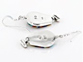 Multi-Stone Sterling Silver Hot Air Balloon Earrings