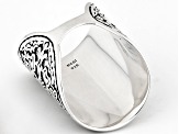 Sterling Silver Floral Statement Ring