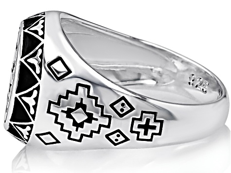Sterling Silver Kokopelli Motif Ring