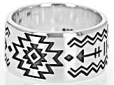 Sterling Silver Navajo Symbolic Band Ring