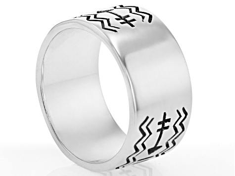 Sterling Silver Navajo Symbolic Band Ring