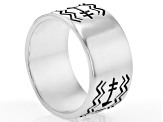 Sterling Silver Navajo Symbolic Band Ring