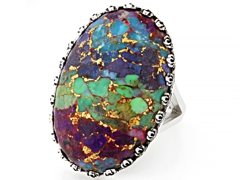 Sterling Silver Oval Ring - .925 Solid Silver, Choose Your Size