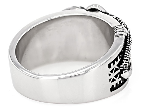 Sterling Silver Rust Finished Lizard Ring - SWE4058 | JTV