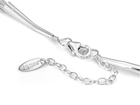 Polished liquid silver 10 strand 16