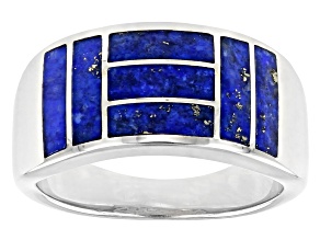 Blue Lapis Lazuli Sterling Silver Ring
