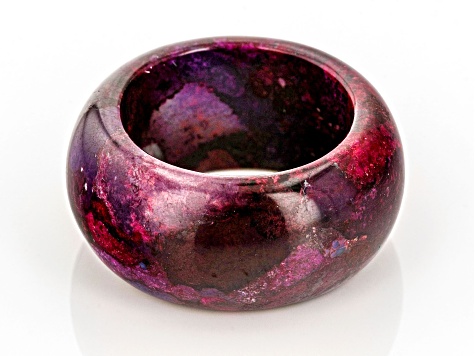 Purple Turquoise Band Ring