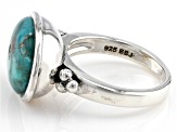 Blue Turquoise Sterling Silver Ring