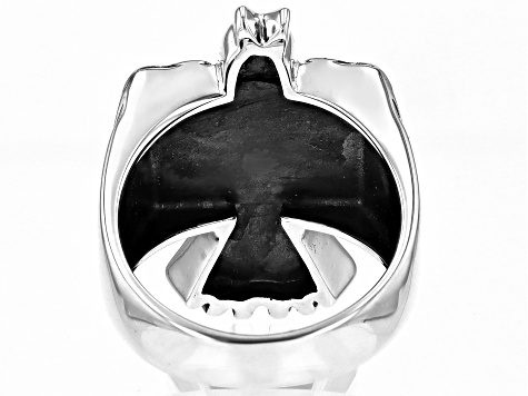 Oxidized Sterling Silver "Thunderbird"Ring