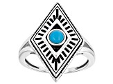 Sleeping Beauty Turquoise Sterling Silver "Medicine Man" Ring