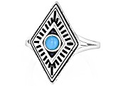 Sleeping Beauty Turquoise Sterling Silver "Medicine Man" Ring