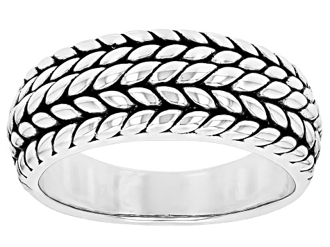 Rope Design Sterling Silver Band Ring