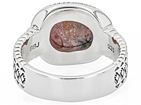 Rhodonite Sterling Silver Ring