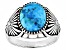 Blue Composite Turquoise Sterling Silver Ring