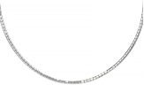 Stainless Steel Omega 18" Necklace