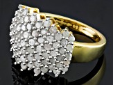 Diamond 14k Yellow Gold Over Silver Ring 1.95ctw