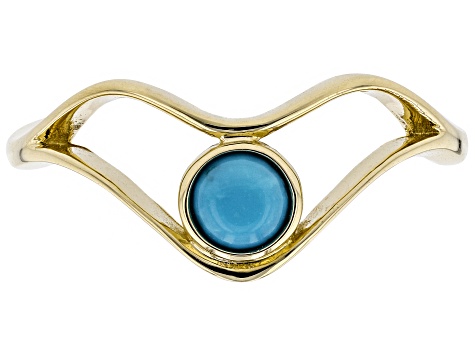 Blue Sleeping Beauty Turquoise 10k Gold Ring