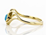 Blue Sleeping Beauty Turquoise 10k Gold Ring