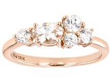 Peach Morganite 10k Rose Gold Ring 0.85ctw