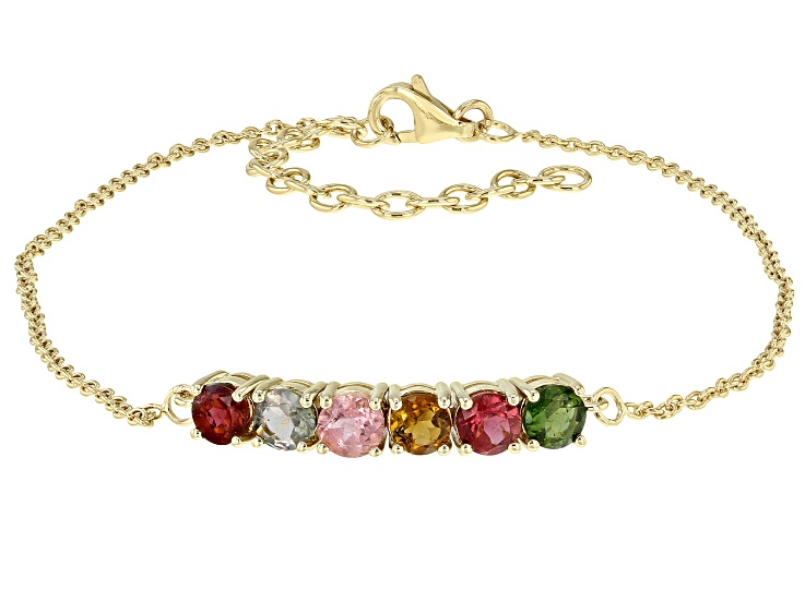 Multi Tourmaline Candy Bracelet Women Large/ Men’s 8”