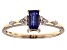 Blue Kyanite 10k Yellow Gold Ring 0.40ctw