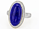 Blue Lapis Lazuli 10k Yellow Gold Ring